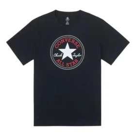 Tričko Go-To Chuck Taylor All Star Patch Standard Fit, asijské velikosti „Black“ Tričko Go-To Chuck Taylor All Star Patch Standard Fit, asijské velikosti „Black“