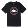 Tričko Go-To Chuck Taylor Classic Patch Standard Fit, asijské velikosti „Černá“