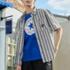 Tričko Go-To Chuck Taylor Patch Standard Fit, asijské velikosti „Blue“