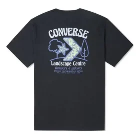 Tričko Landscape Center Tee, asijské velikosti „Black“
