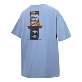 Tričko Level Up, asijské velikosti „Světle modrá“