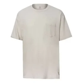 Tričko Renew s velkým výstřihem a kapsou, asijské velikosti „Beige“ Tričko Renew s velkým výstřihem a kapsou, asijské velikosti „Beige“