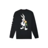 Tričko s dlouhým rukávem Converse x Bugs Bunny, asijské velikosti „černé“
