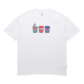 Tričko s krátkým rukávem a aplikací Pics Unisex bílé Tričko s krátkým rukávem a aplikací Pics Unisex bílé