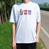 Tričko s krátkým rukávem a aplikací Pics Unisex bílé