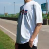 Tričko s krátkým rukávem a aplikací Pics Unisex bílé