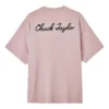 Tričko s kulatým výstřihem a nášivkou Chuck Taylor Sneaker – asijské velikosti „Pink“