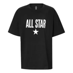 Tričko s logem Chuck Taylor All Star, asijské velikosti „Black White“