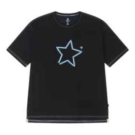 Tričko s logem One Star, asijské velikosti „Black Blue“ Tričko s logem One Star, asijské velikosti „Black Blue“