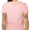 Tričko s logem uprostřed přední strany, asijské velikosti „Pink White“