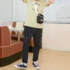 Tričko s nášivkou Chuck, asijské velikosti „Olive Aura“
