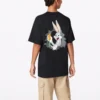 Tričko s potiskem Converse x Bugs Bunny, asijské velikosti „Černá“