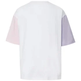Tričko s potiskem loga, asijské velikosti „White Pink“ Tričko s potiskem loga, asijské velikosti „White Pink“