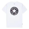 Tričko s potiskem Splatter Paint Chuck Taylor Patch, asijské velikosti „Bílé“