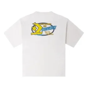 Tričko s retro potiskem plachetnice, asijské velikosti „White“ Tričko s retro potiskem plachetnice, asijské velikosti „White“
