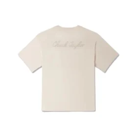 Tričko s volným střihem a nášivkou Go-To Sneaker, asijské velikosti „Beige“ Tričko s volným střihem a nášivkou Go-To Sneaker, asijské velikosti „Beige“