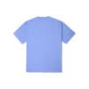 Tričko s vyšívanou kapsou Asijské velikosti „Washed Indigo“