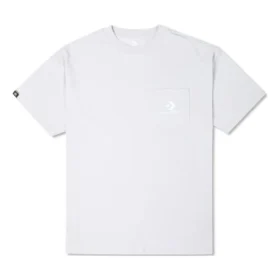 Tričko s vyšívanou kapsou, asijské velikosti, „White“ Tričko s vyšívanou kapsou, asijské velikosti, „White“