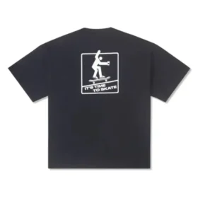 Tričko Skateboard Pocket Tee, asijské velikosti „Černá“