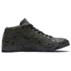 Unisexové skateboardingové boty One Star Retro Mid Tops v kamuflážové zelené barvě