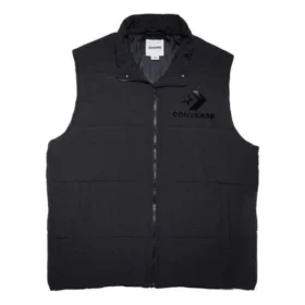 Vesta s polyestrovou výplní, asijské velikosti „Black“ Vesta s polyestrovou výplní, asijské velikosti „Black“