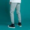 Vyšívané jogger kalhoty Star Chevron FT, asijské velikosti „šedé“