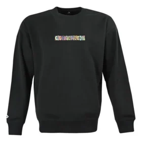 Vyšívaná mikina Workmark z fleece, asijské velikosti „Černá“ Vyšívaná mikina Workmark z fleece, asijské velikosti „Černá“