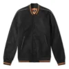 Zateplená Bundy Converse x Vince Staples Insulated Varsity Bundy, asijské velikosti „Black Orange“
