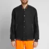 Zateplená Bundy Converse x Vince Staples Insulated Varsity Bundy, asijské velikosti „Black Orange“