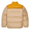 Zimní péřová bundy – asijské velikosti „Beige Tan“